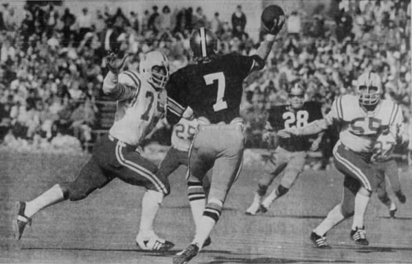 1972 Nebraska-Colorado football photo, Rich Glover