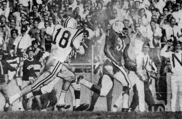 1967 Nebraska-Minnesota football, Joe Orduna touchdown