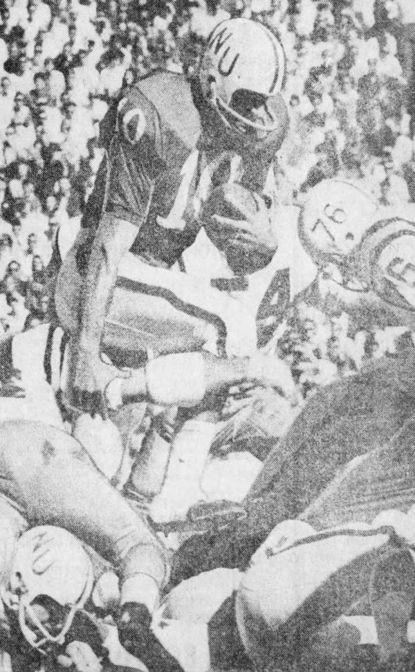 1967 Nebraska-Minnesota football, Frank Patrick run
