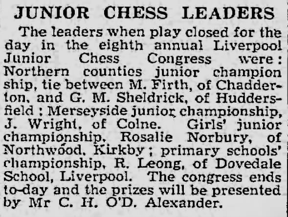 Junior Chess Leaders