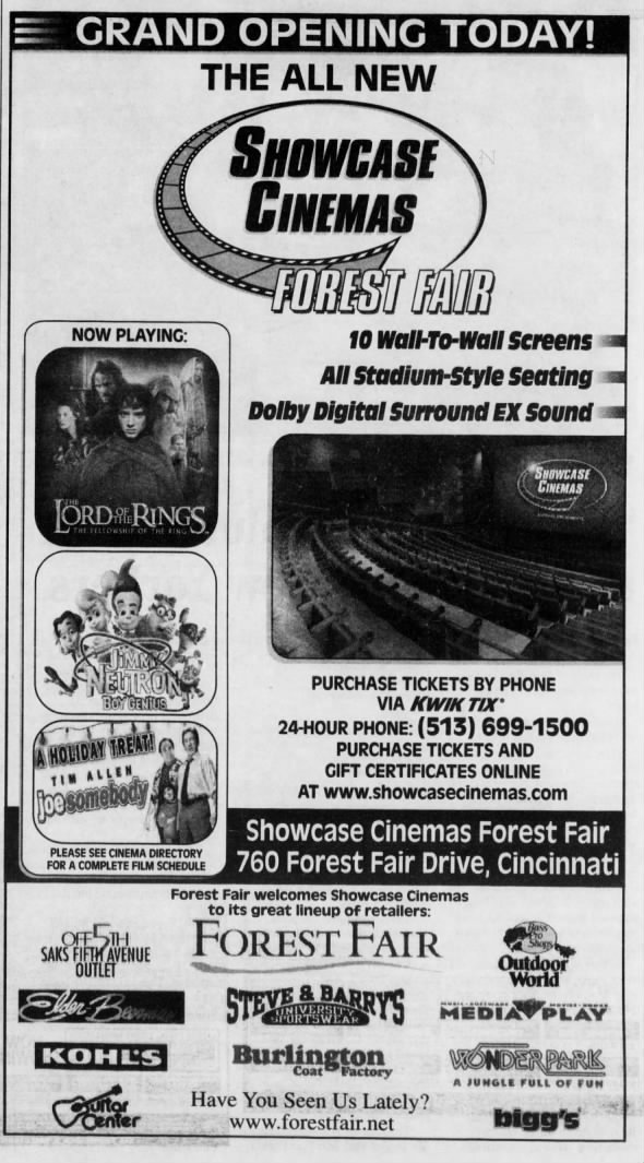 Showcase Cinemas Forest Fair opening