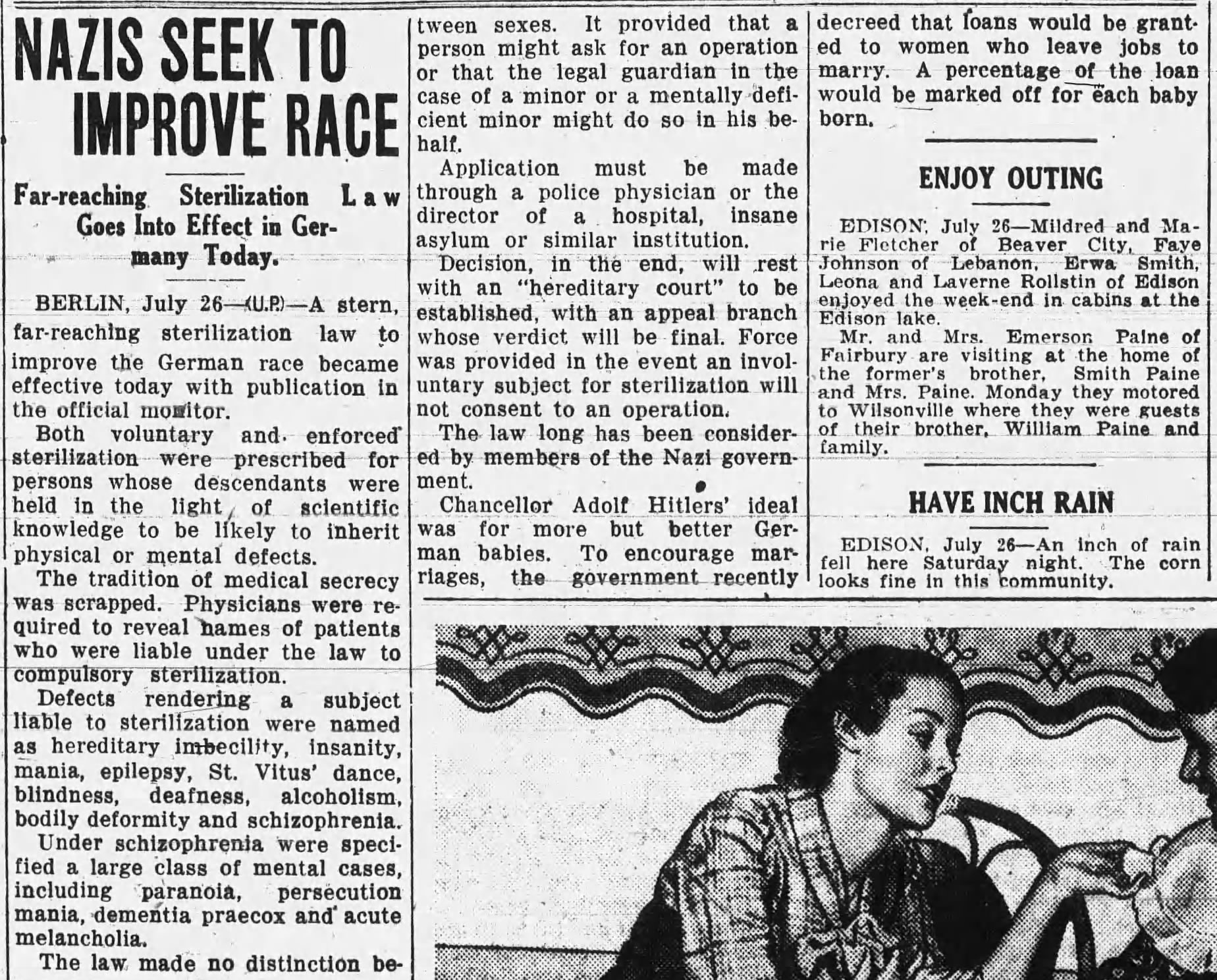 Nazis Seek to Improve Race