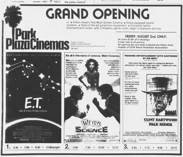Park Plaza Cinemas opening