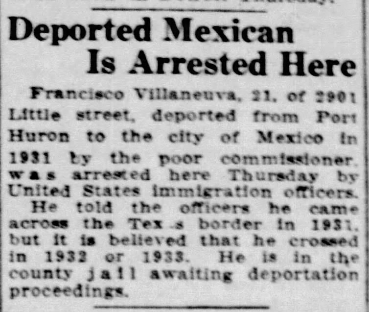 Deported Mexican Is Arrested Here
