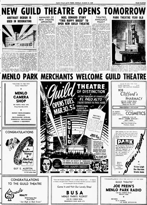 Guild Theatre opening