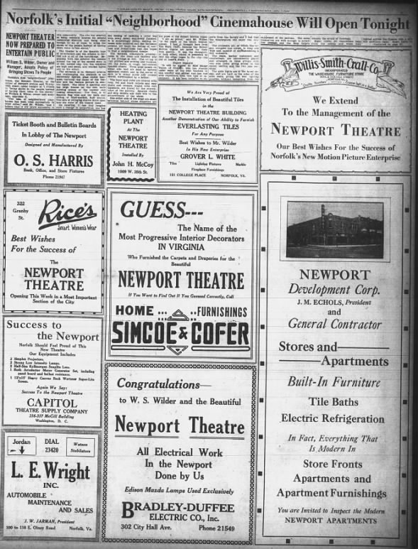 Newport theatre opening