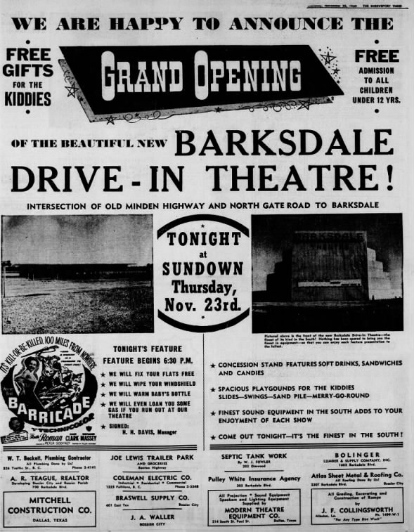 Barksdale Drive-In opening