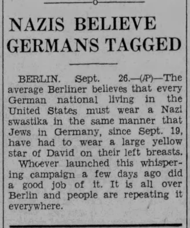 Nazis Believe Germans Tagged