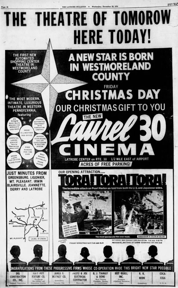 Laurel 30 cinema opening