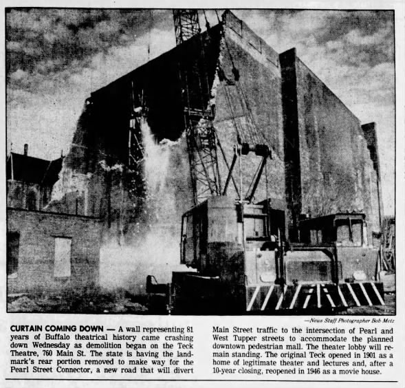 Teck theatre being demolished