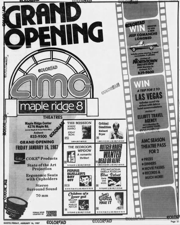 AMC Maple Ridge 8 opening