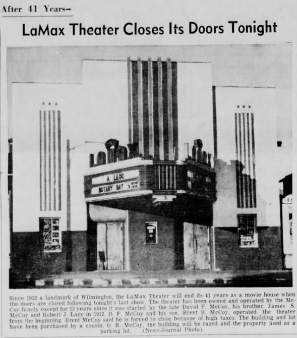 LaMax Theatre closing