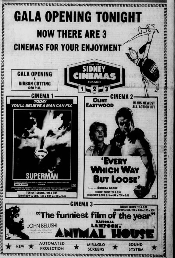 Sidney Cinemas 1 2 3 opening 