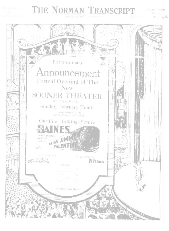 Sooner Theater opening