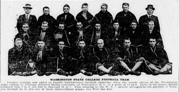 Washington State team 1915