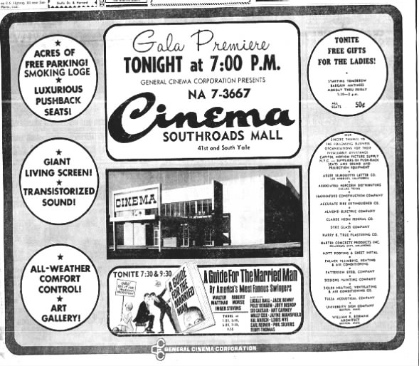 Cinema at Southroads Mall opening