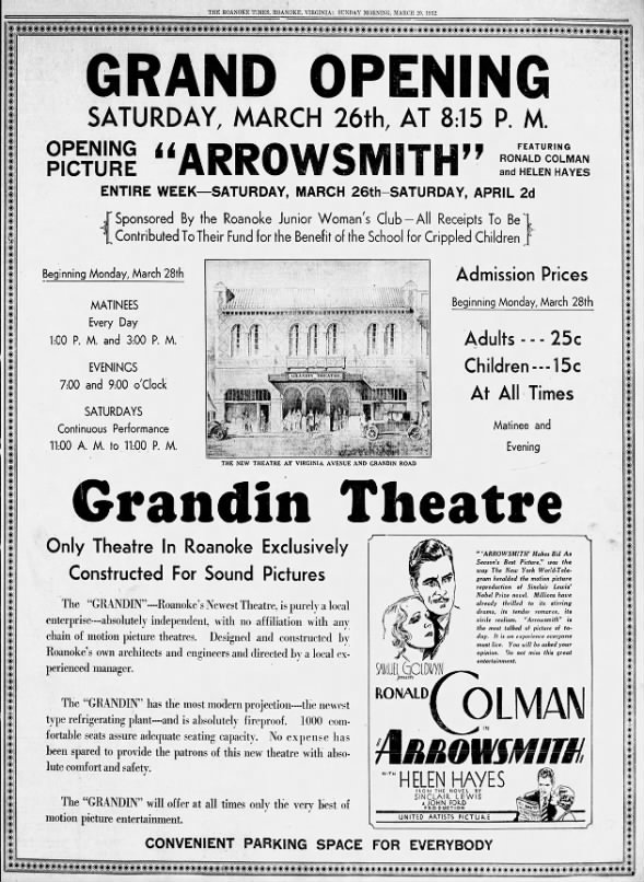 Grandin Theatre opening