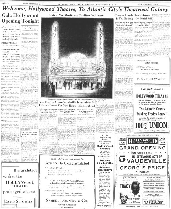 Hollywood Theatre opening