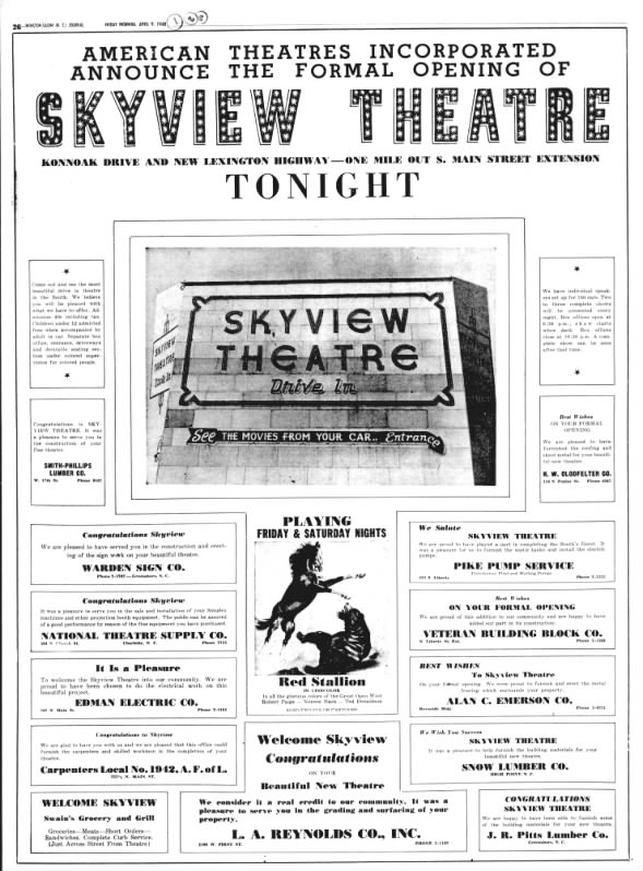Skyview Theatre opening