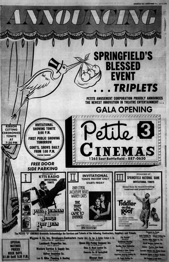 Petite 3 Cinemas opening