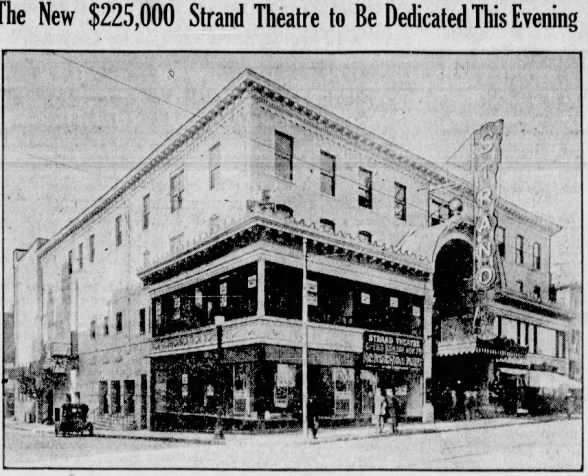 Strand Theatre opening
