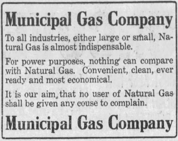 natural gas history