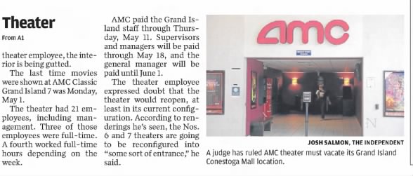 AMC Classic Grand Island 7 closing II