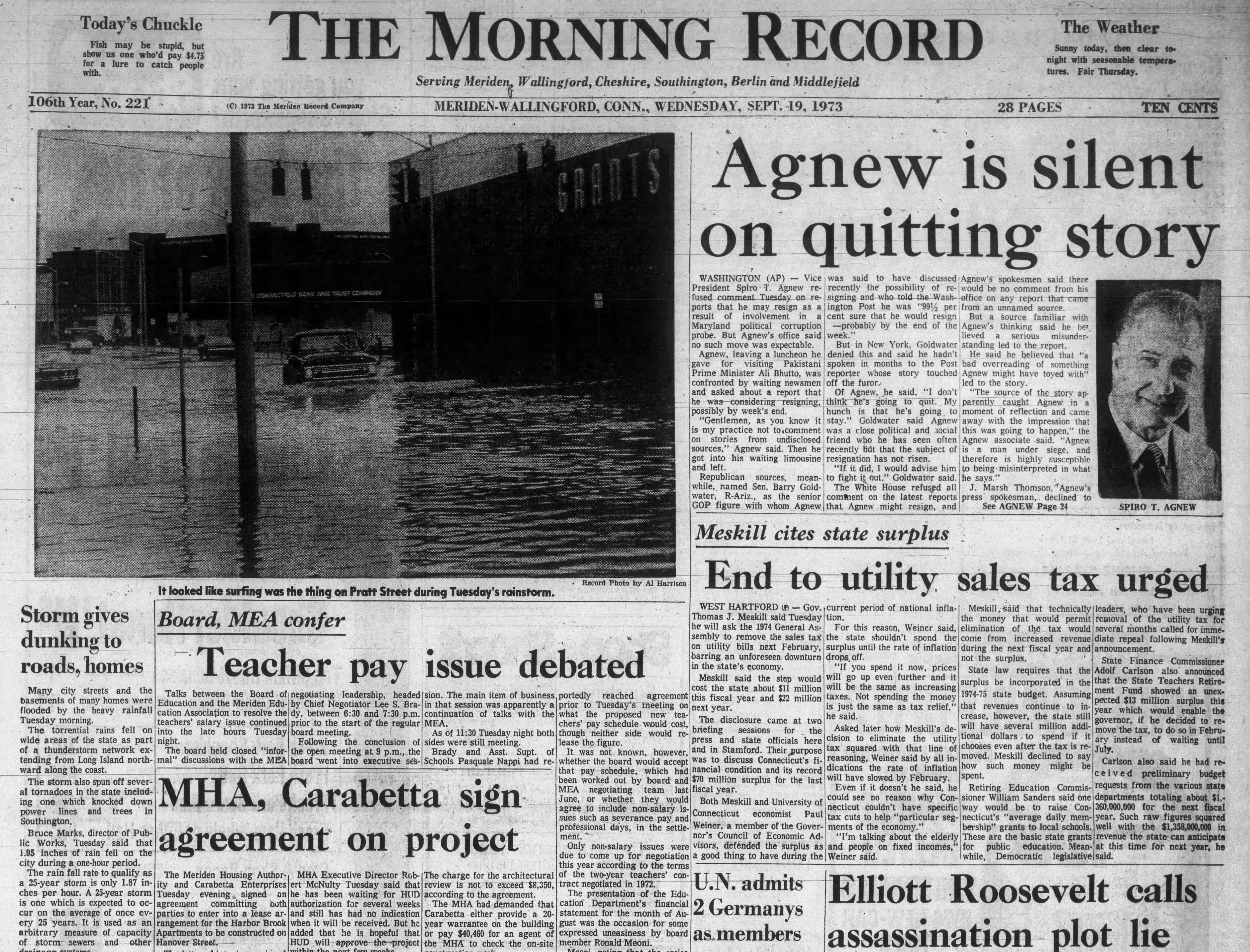 1973 - Meriden storm