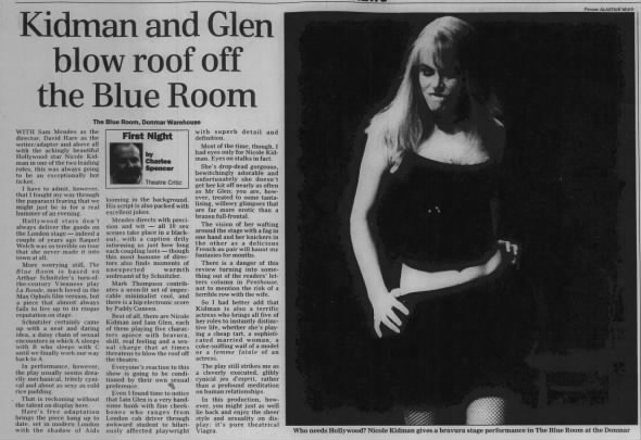 Blue Room Spencer Telegraph