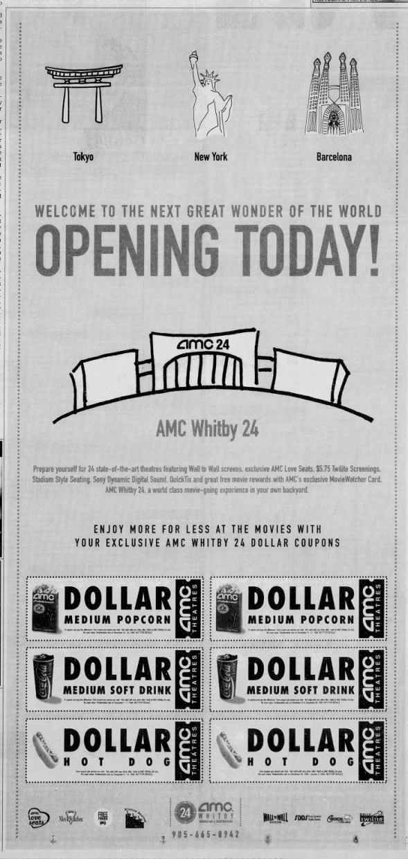 AMC Whitby 24 opening