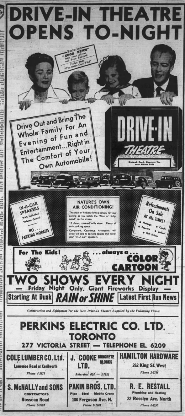 Drive-In theatre opening