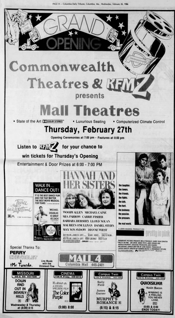 Mall 4 theatres opening