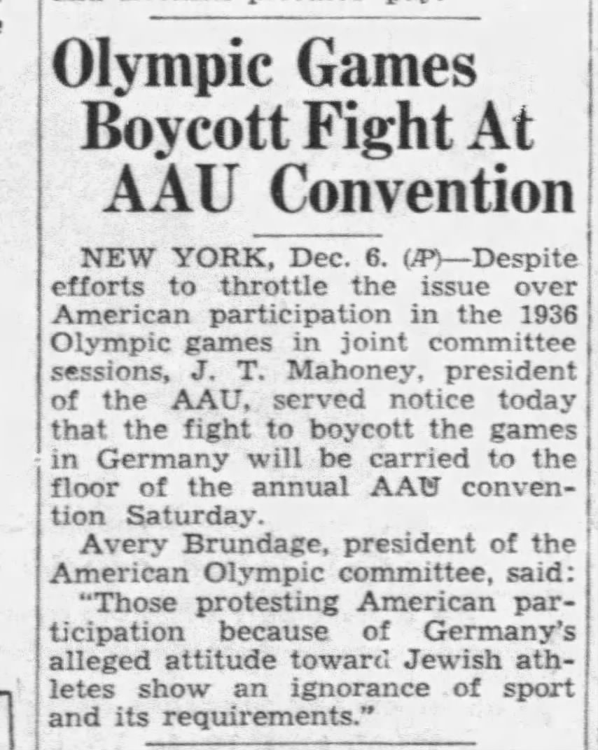 Olympic Games Boycott Fight At AAU Convention