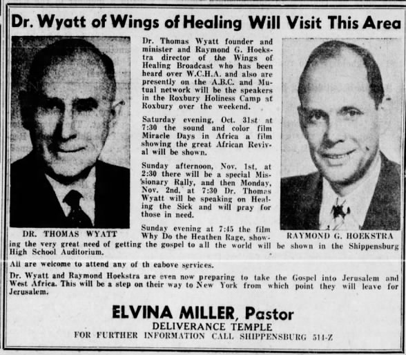 Wyatt, Hoekstra, Elvina Miller, Shippensburg, 1953