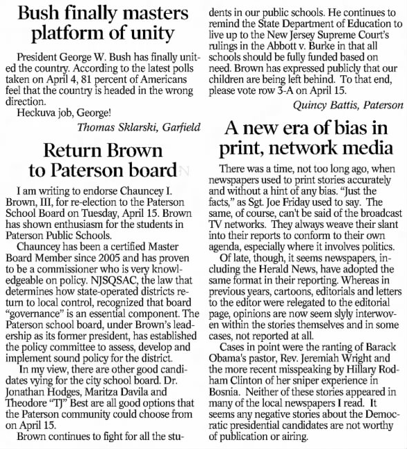 Return Brown to Paterson Board