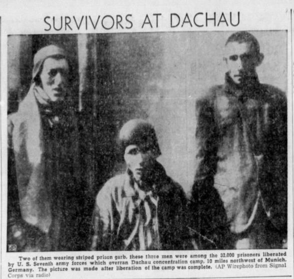 Survivors At Dachau