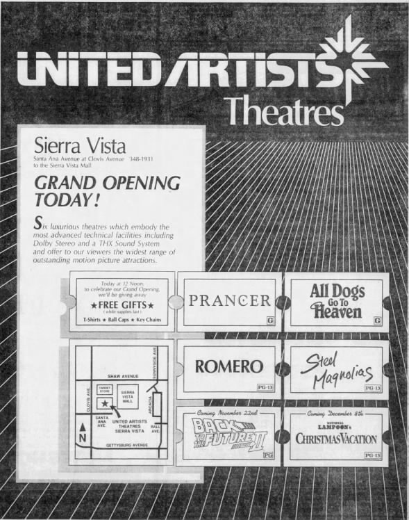 United Artists Sierra Vista opening