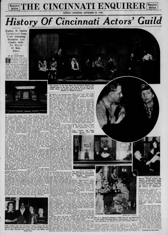 1940_09_29_Cinti Enquirer_Page 80_History of Cincinnati Actors Guild