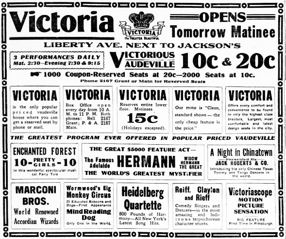 Victoria theatre opening