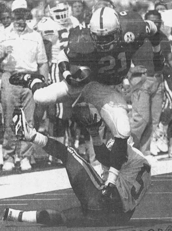1992 Nebraska-Utah Derek Brown TD photo
