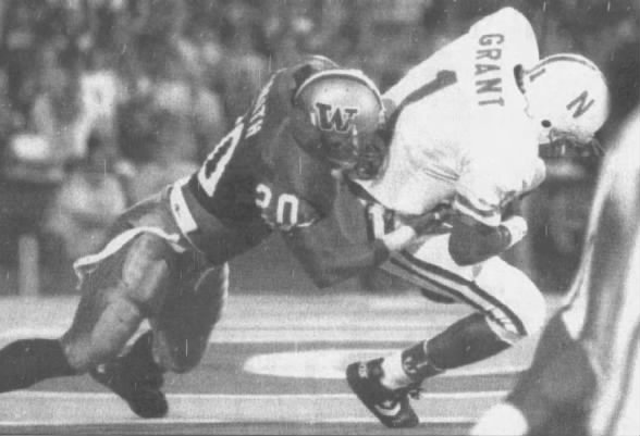 1992 Nebraska-Washington football, safety photo