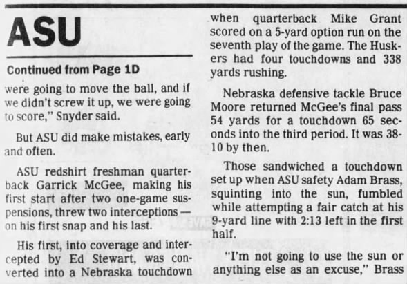1992 Nebraska-Arizona-State football ADS2