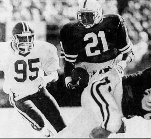 1987 Nebraska-Kansas State football, Richard Bell TD