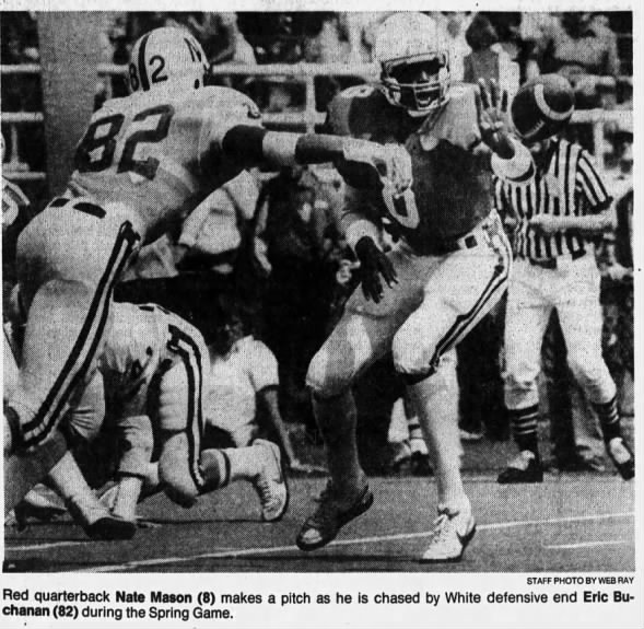 1982 Nebraska football spring game LJS1