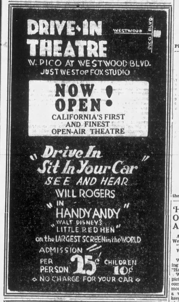 Pico drive in opening