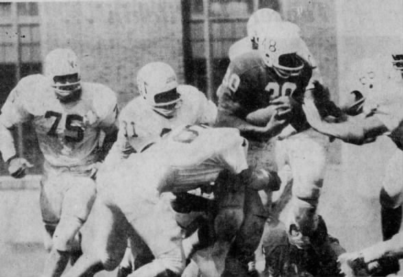 1962 Nebraska football spring game, Bill Thornton run