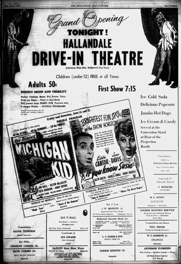 Hallandale Drive-In opening
