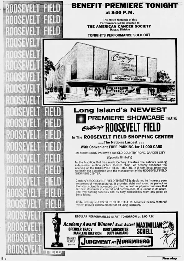 Century's Roosevelt Field theatre opening