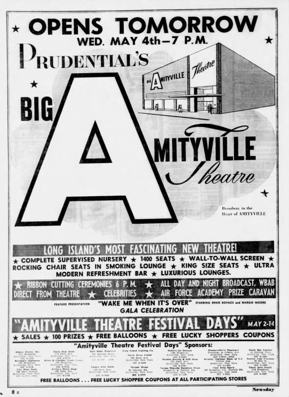 Amityville theatre opening