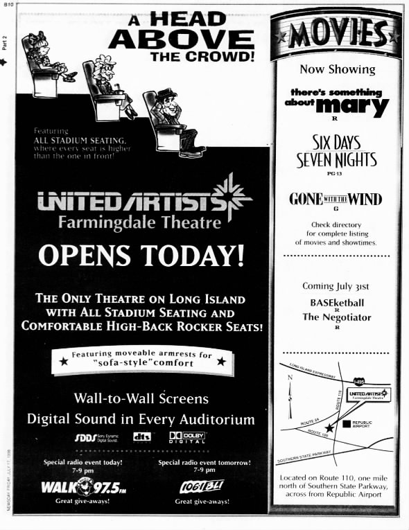 United Artists Farmingdale Theatre opening